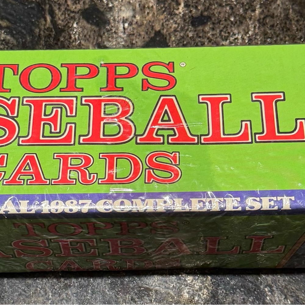 🏷️SOLD🏷️ 1987 Topps Baseball Factory Sealed Complete Set Of 792 Cards